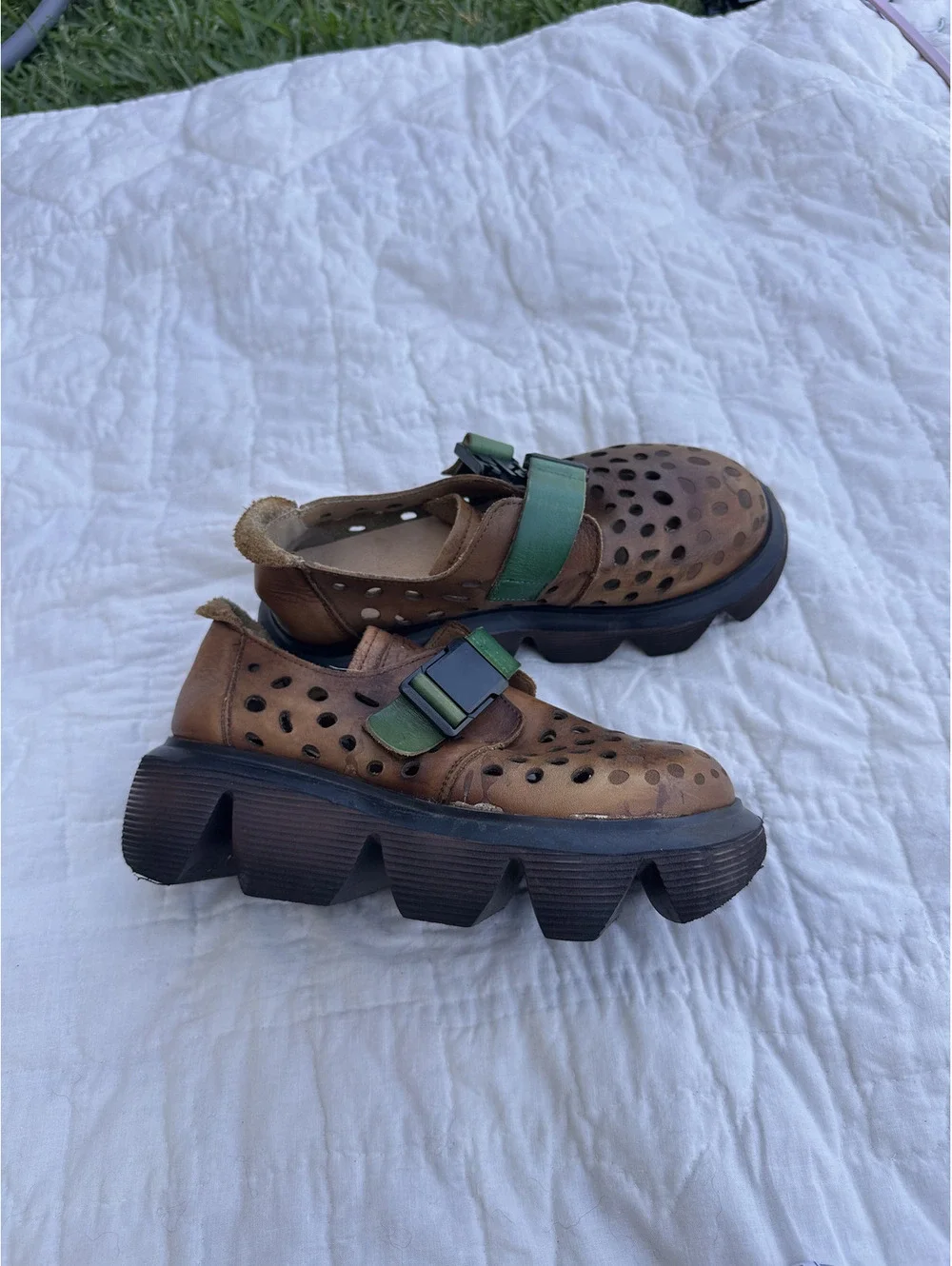 Vintage One of a Kind Leather Handmade Shoes | Chinese Streetwear | Unique Shoes